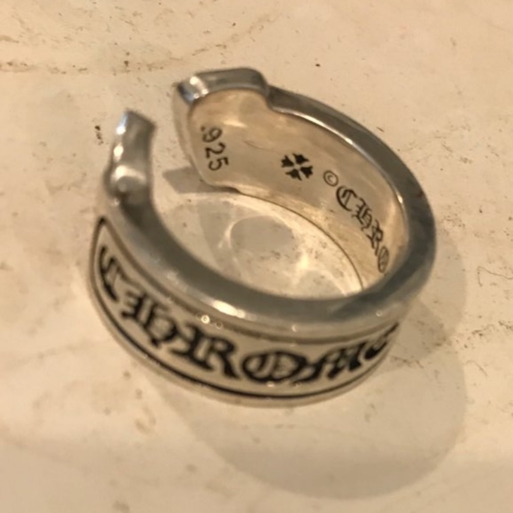 Scroll style chrome hearts